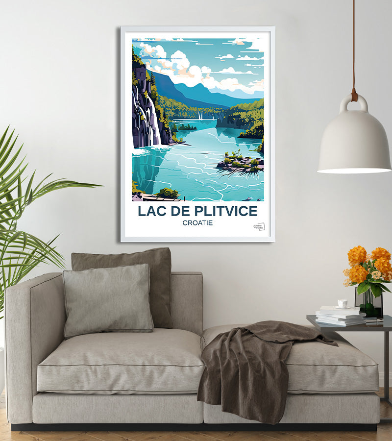 poster Lac de Plitvice