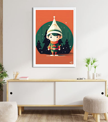 poster Lutin du Père Noël