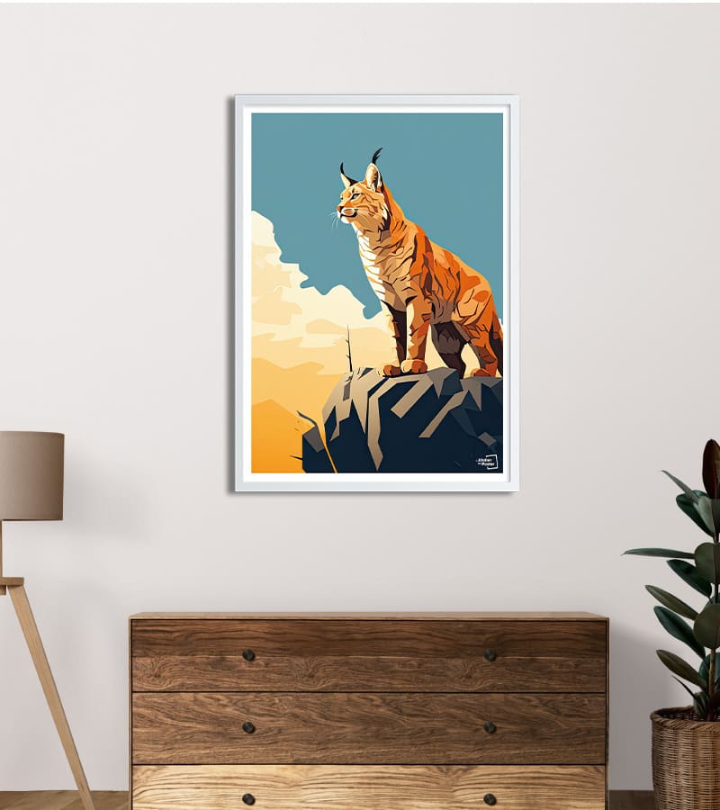 poster illustration Lynx