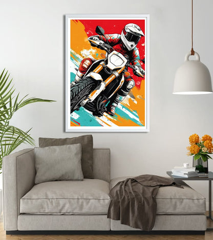 poster Moto - Pop Art