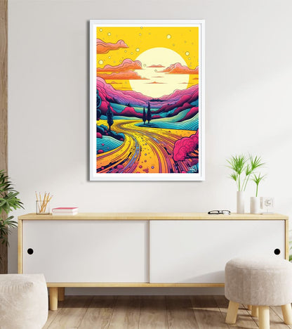 Affiche Paysage - Pop Art