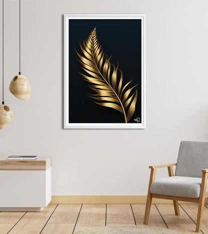 Affiche Plume en Or