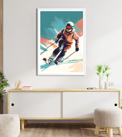 poster Skieur