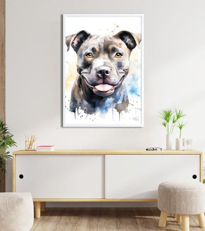 Poster Staffordshire bull terrier