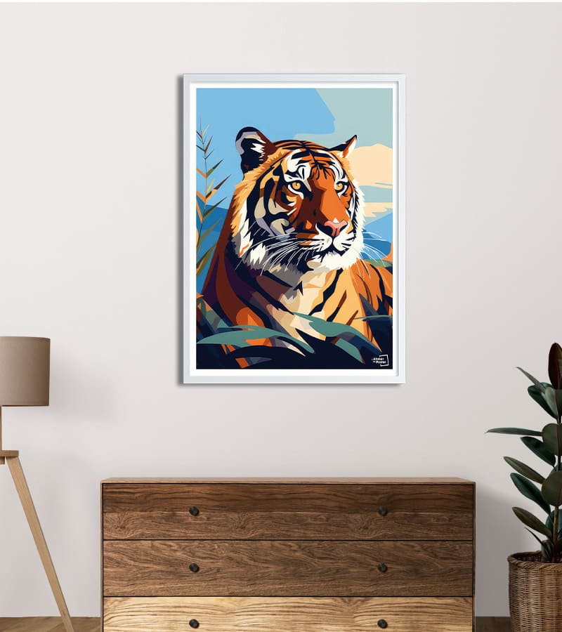 poster Illustration Tigre