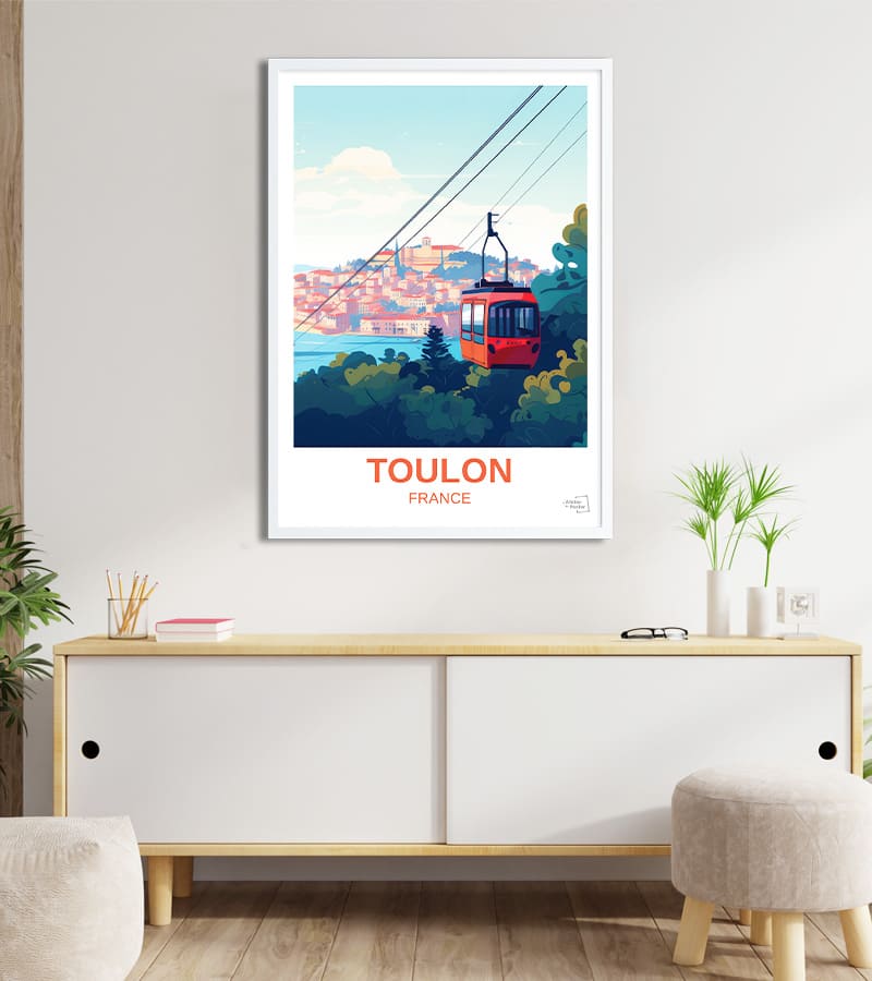 poster Téléphérique de Toulon