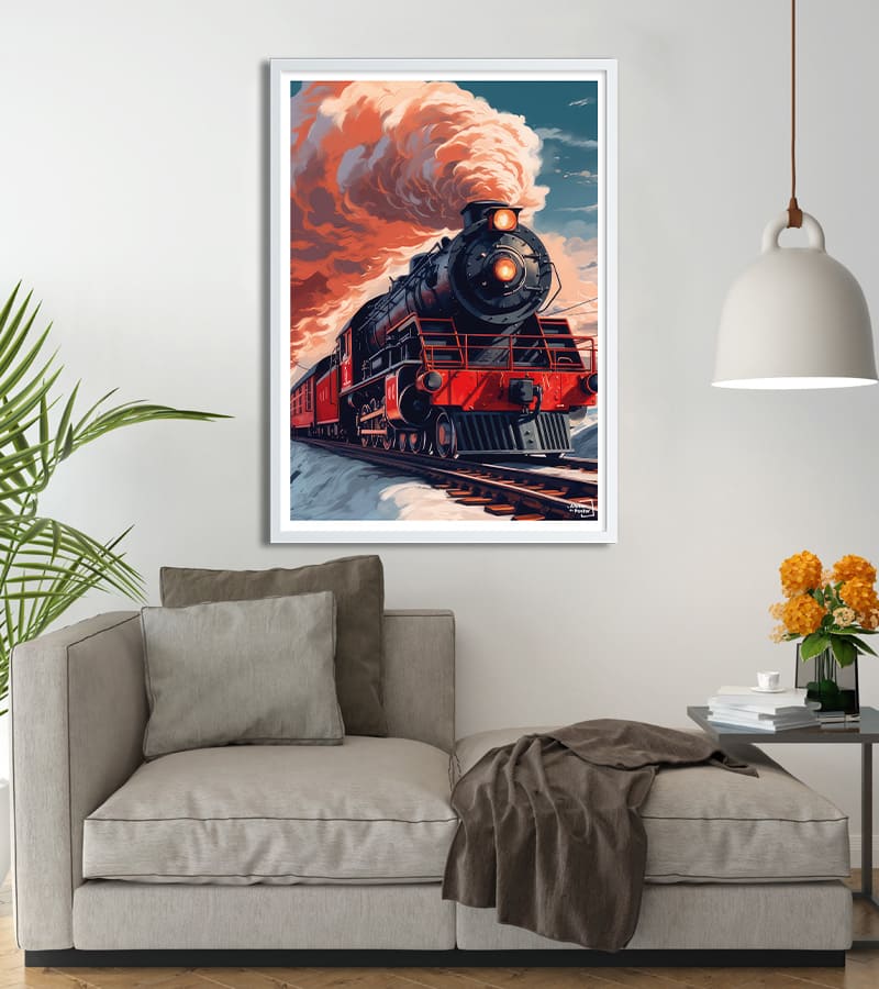 Poster Train de Vapeur