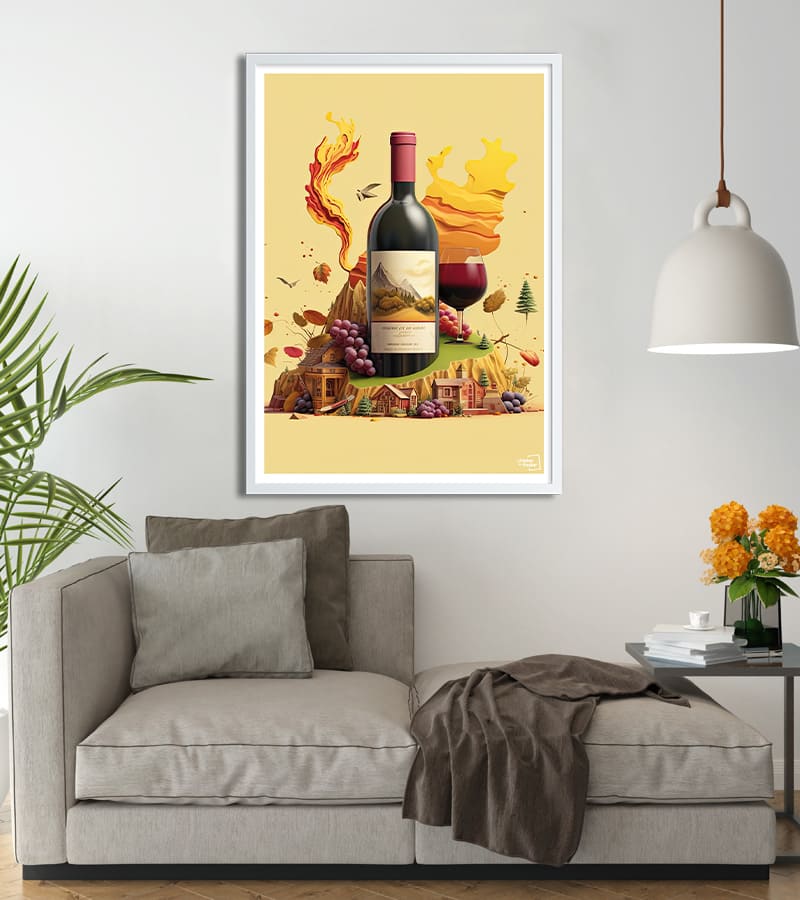 Poster Vin Rouge