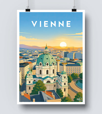 Affiche Vienne vintage