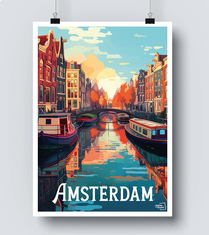 Affiche Amsterdam