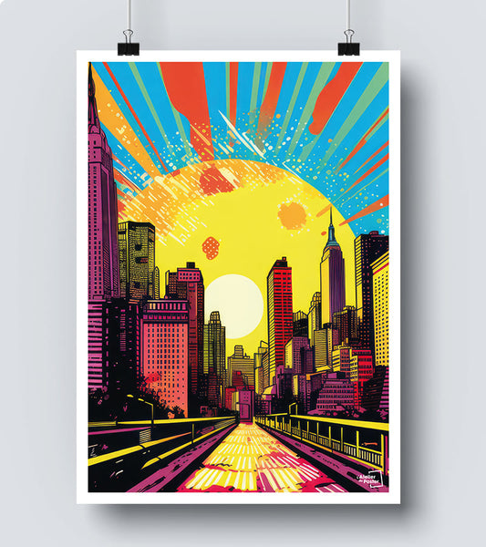 Affiche New York - Pop Art