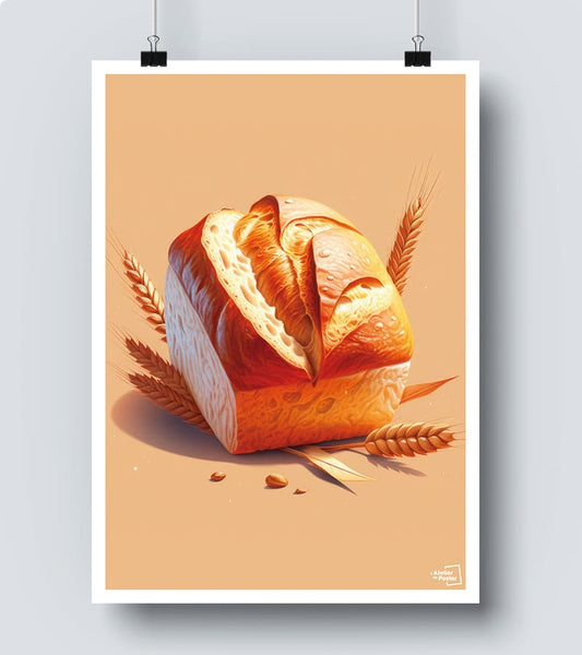 Poster Brioche Pain