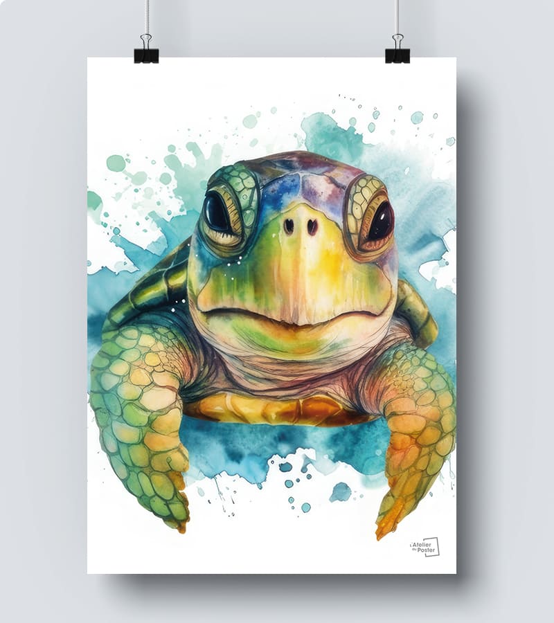 poster tortue