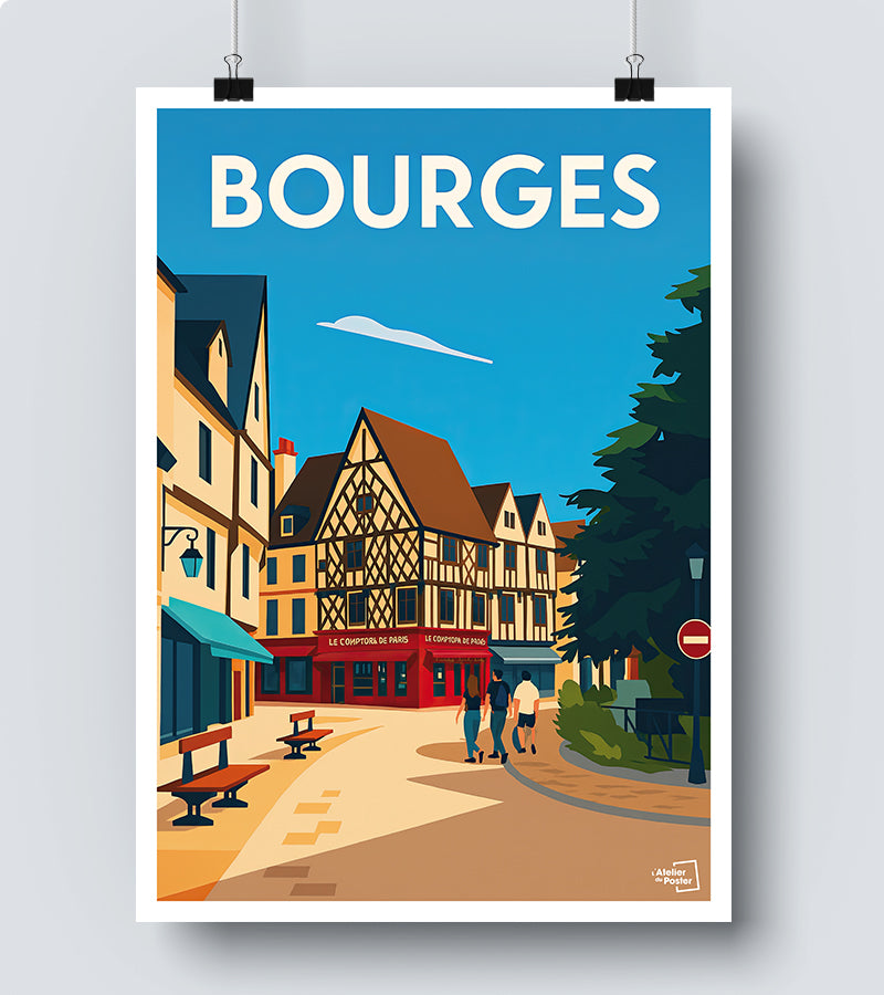 Affiche Bourges