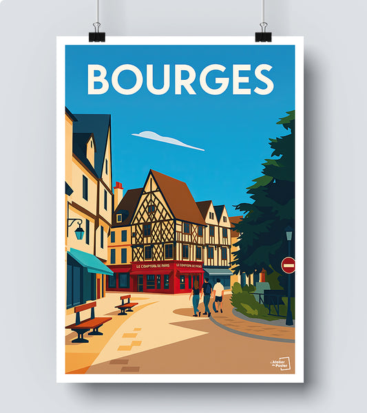 Affiche Bourges