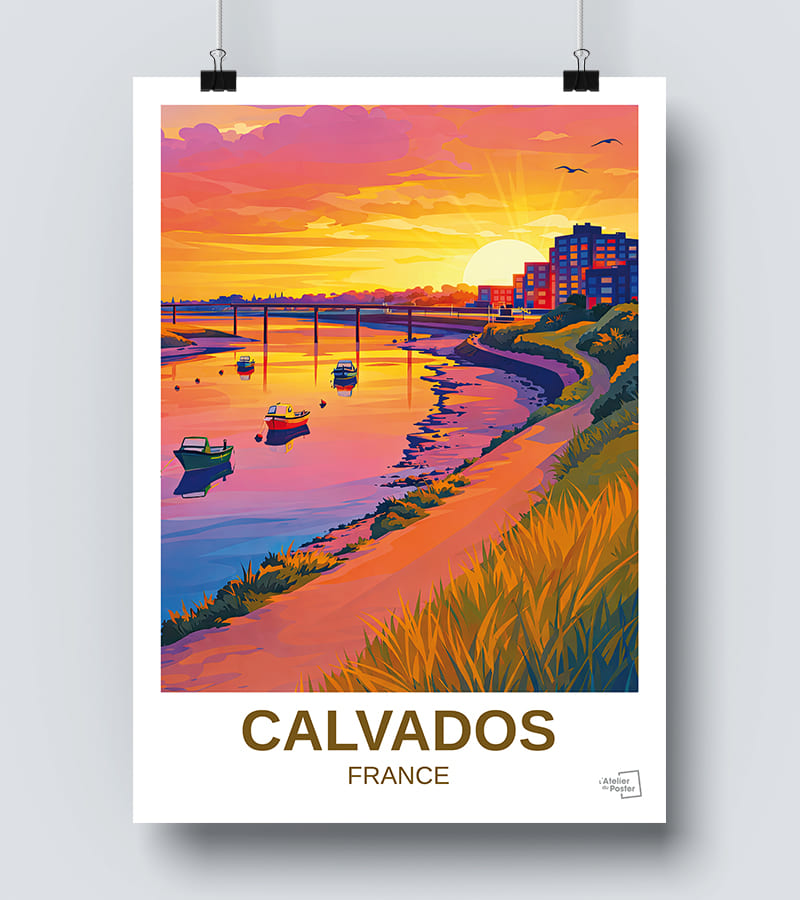 Affiche Département du Calvados