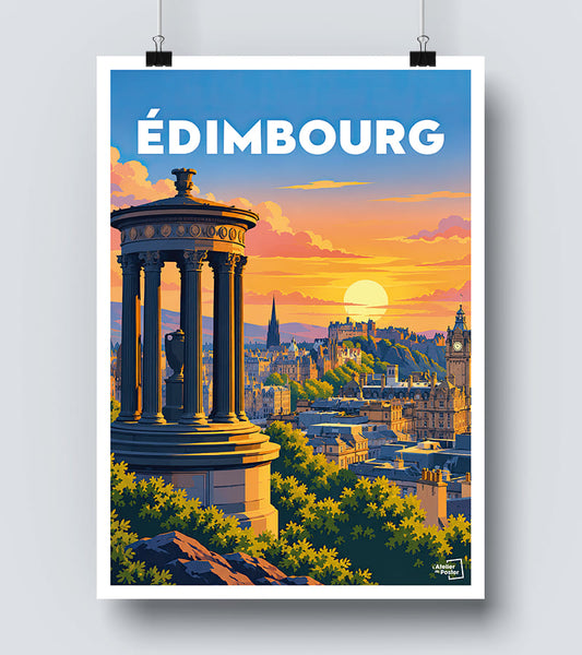 Affiche Edimbourg - Ecosse