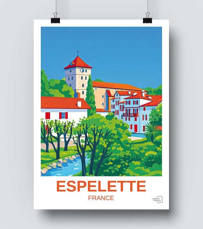 Affiche Espelette