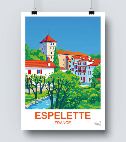 Affiche Espelette