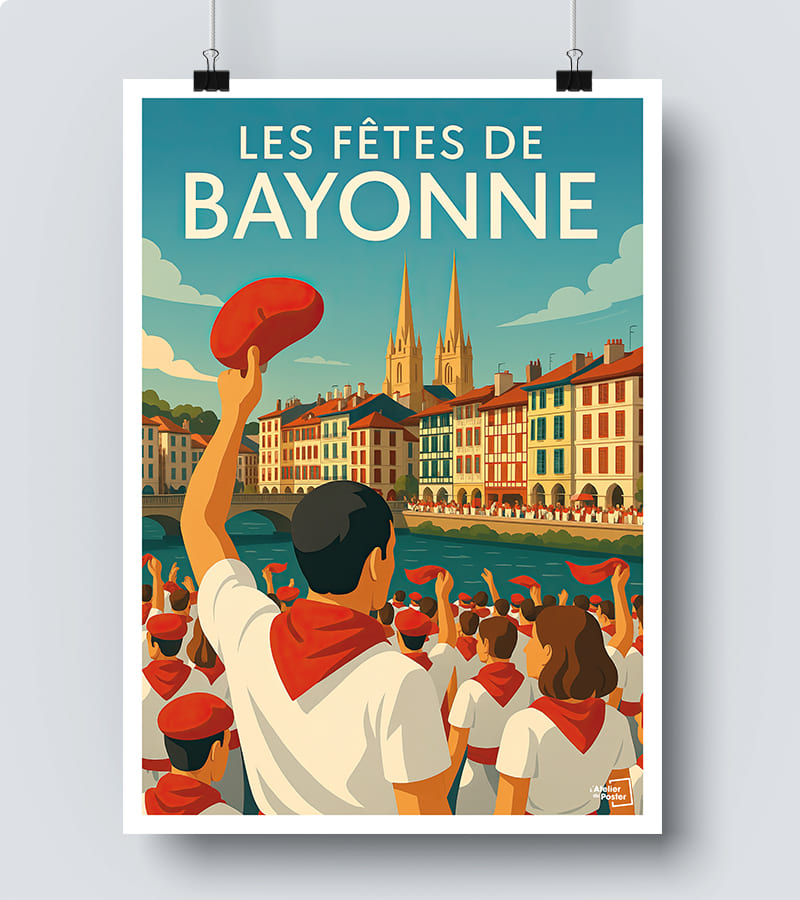 Affiche Fête de Bayonne