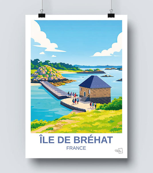 Affiche Île de Bréhat