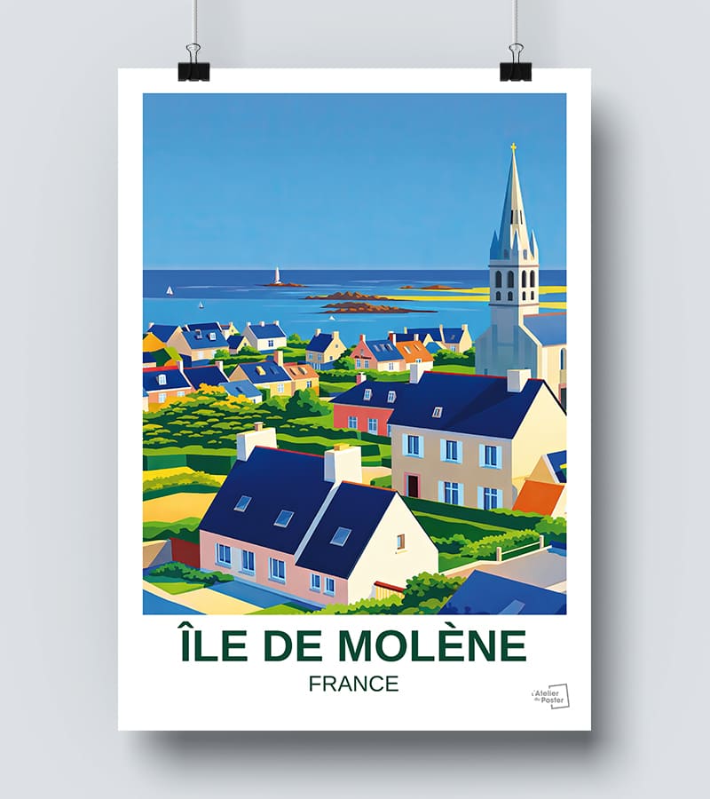 Affiche Île de Molène