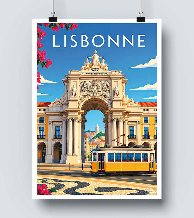 Affiche Lisbonne