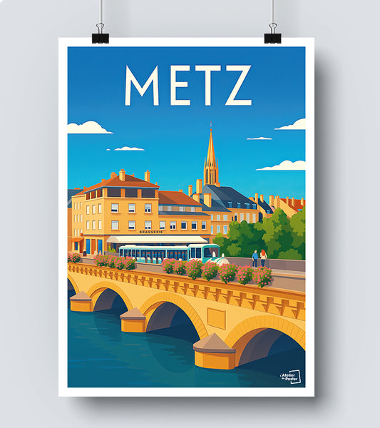 Affiche Ville de Metz