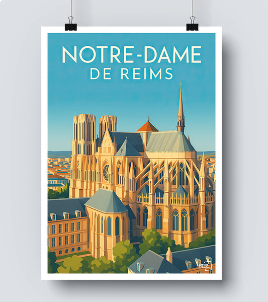 Affiche Notre Dame de Reims