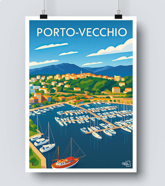 Affiche Port de Porto Vecchio