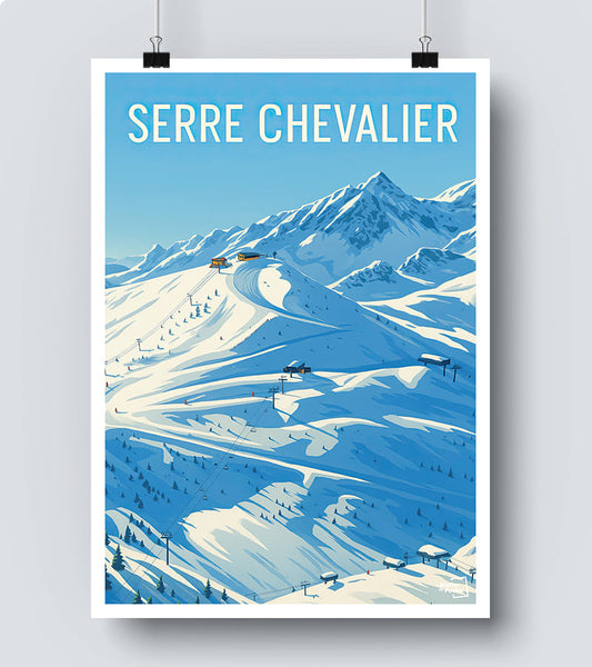 Affiche Serre Chevalier