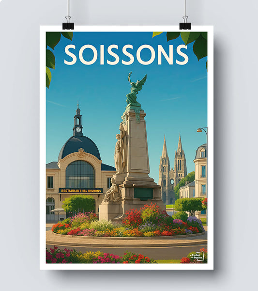 Affiche Soissons