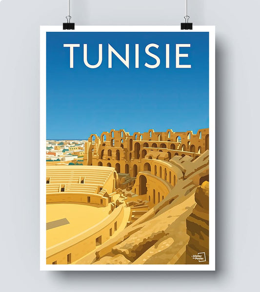 Affiche Vintage Tunisie