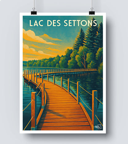 Affiche Lac des Settons