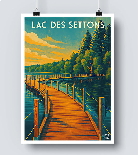 Affiche Lac des Settons