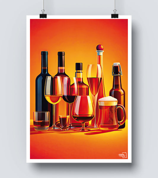 Affiche Alcool