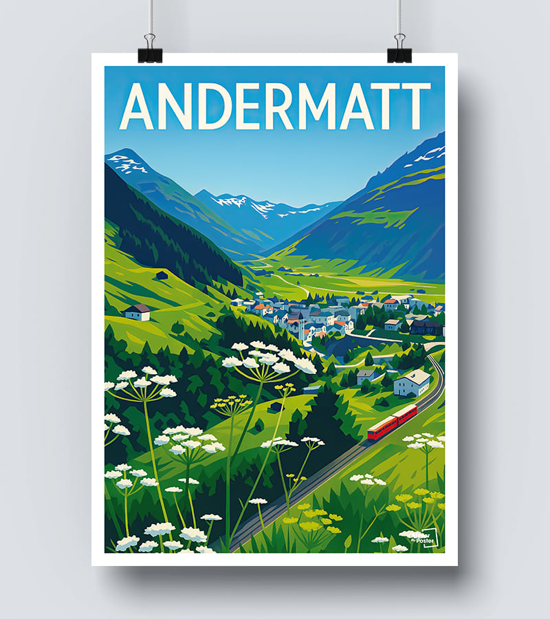 Affiche Andermatt