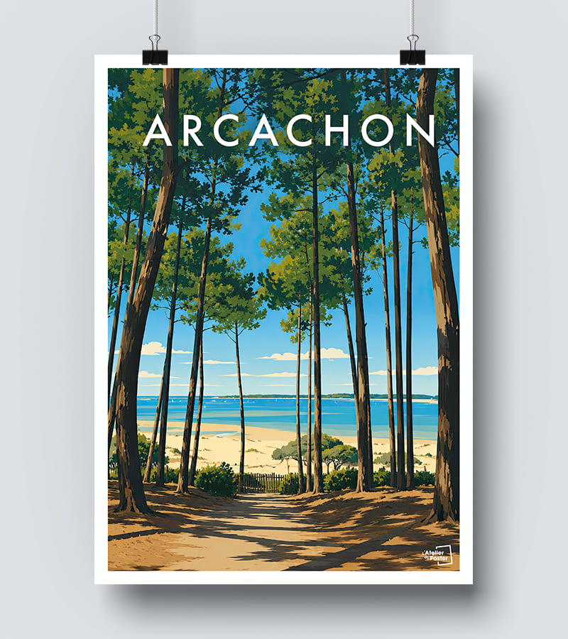 Affiche Arcachon