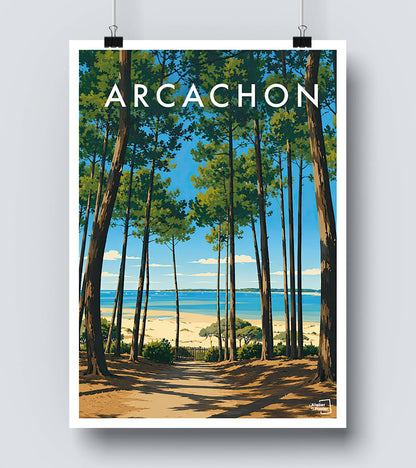Affiche Arcachon