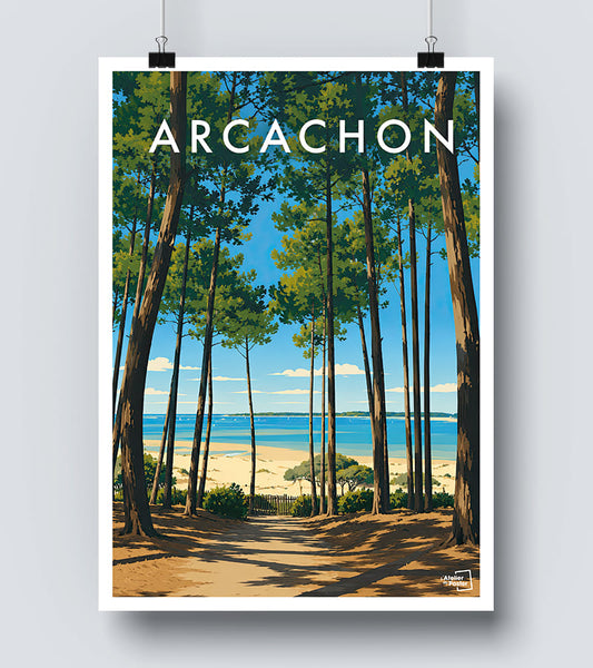 Affiche Arcachon