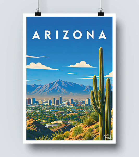 Affiche Arizona vintage