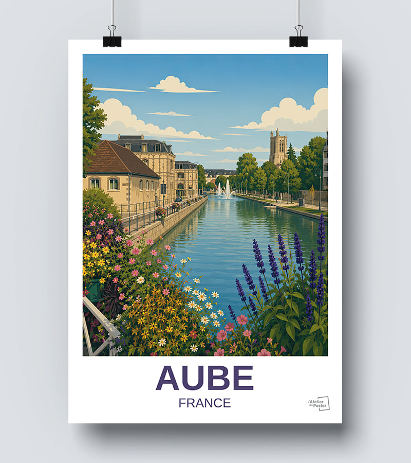 Affiche Département Aube