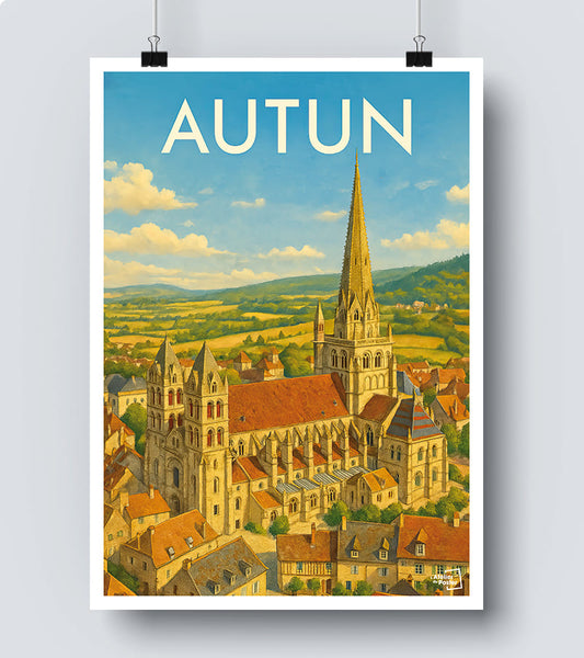 Affiche Autun