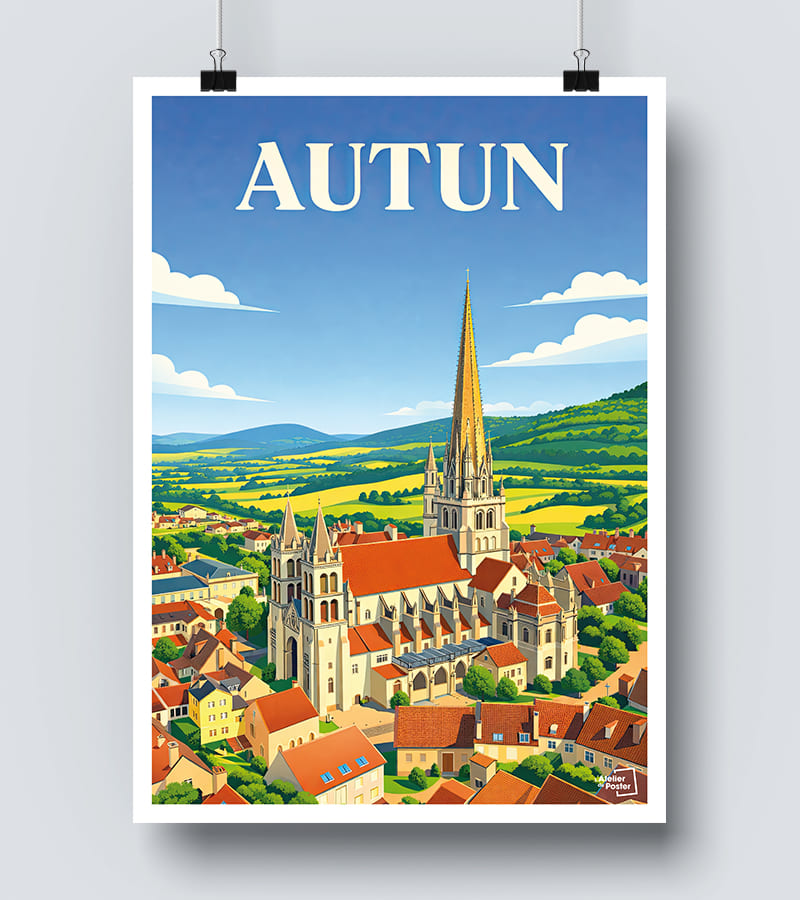 Affiche Autun