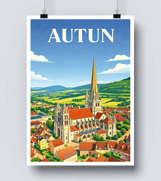 Affiche Autun