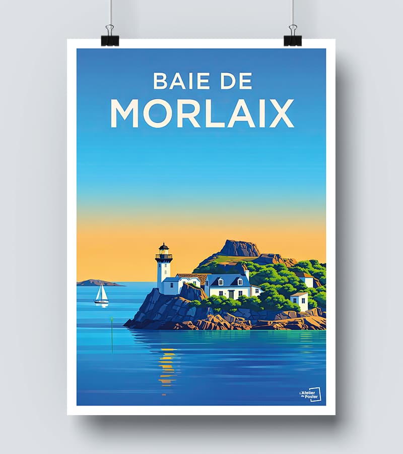 Affiche Baie de Morlaix