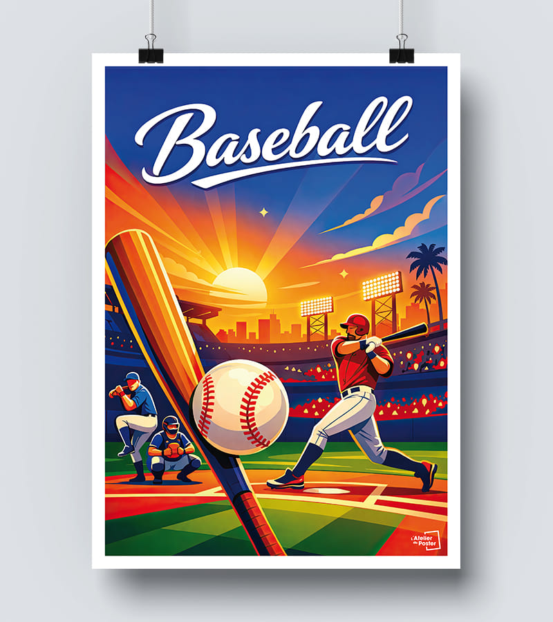 Affiche Baseball