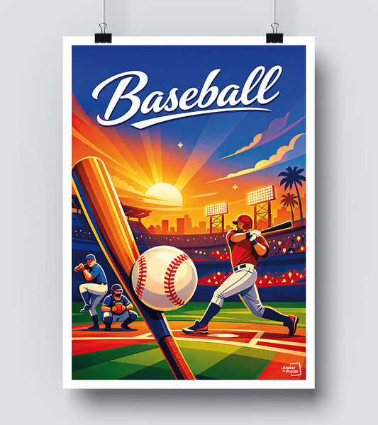 Affiche Baseball
