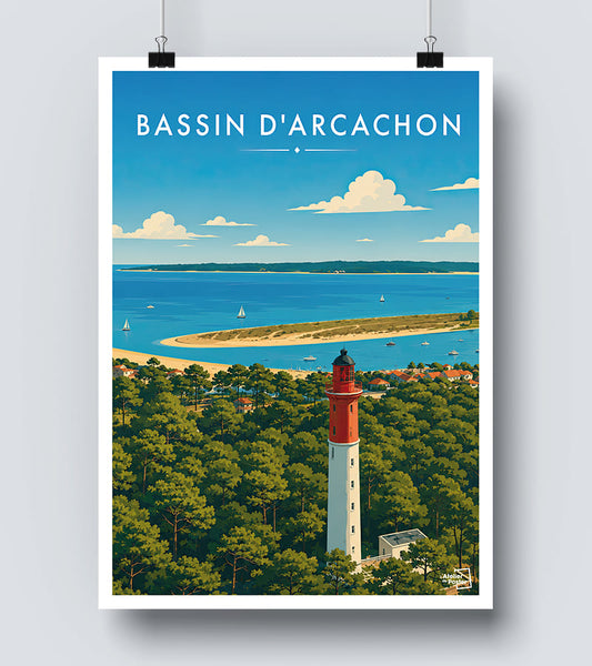 Affiche Bassin d Arcachon