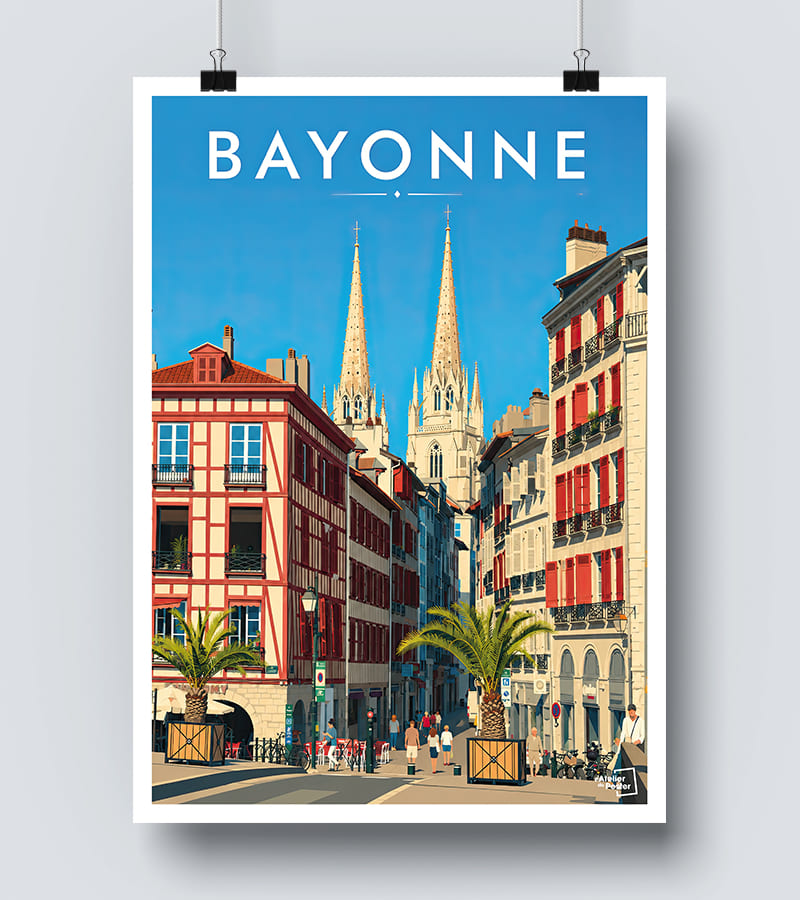 Affiche Bayonne